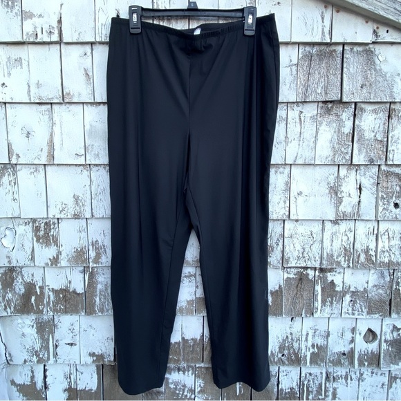Marla Wynne Pull On lightweight Black Pants - Picture 3 of 6